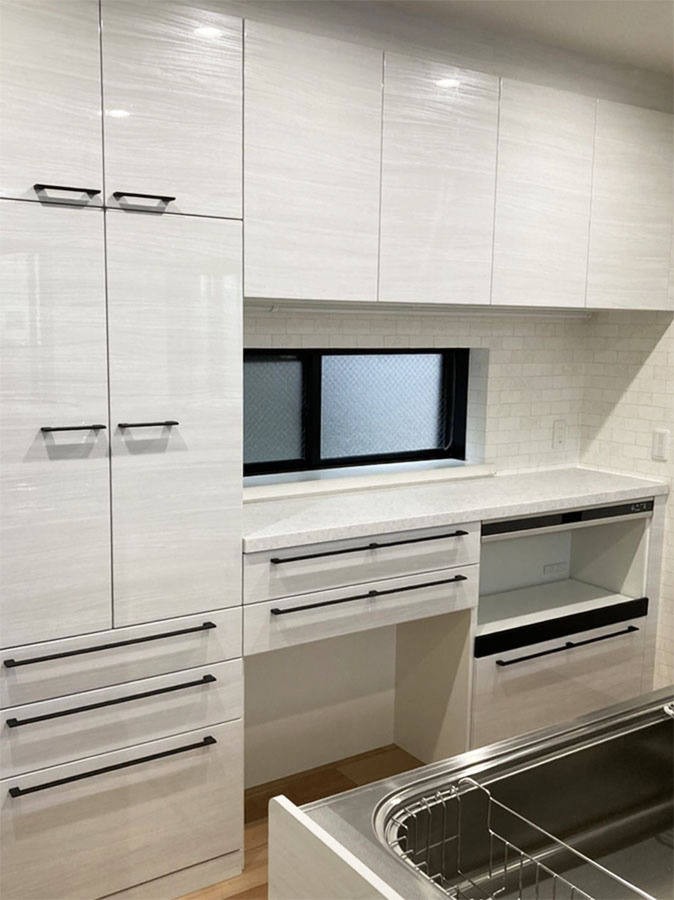機能とデザインの良さを両立した理想的なキッチン空間！